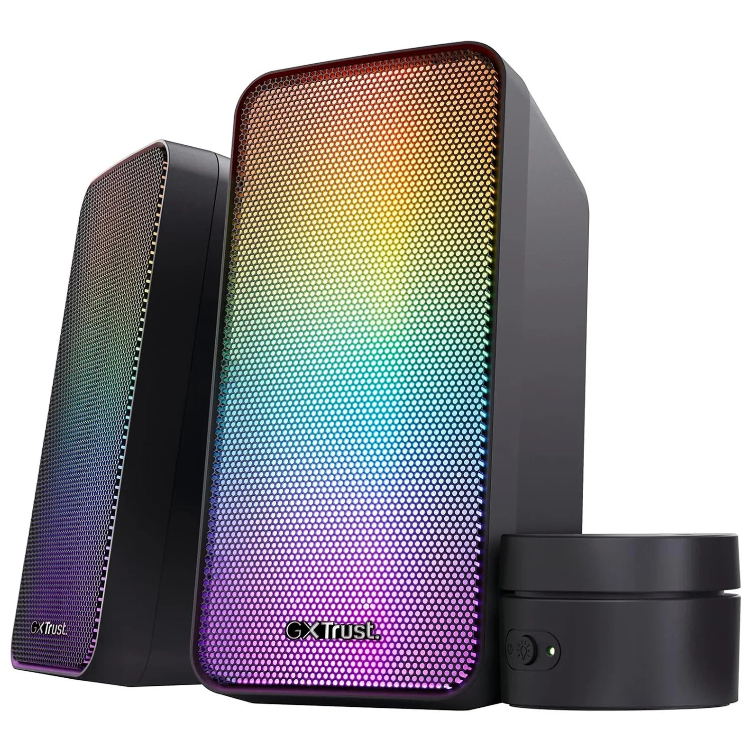 Speaker USB RGB Trust Gaming USB 2.0 Casse PC Gaming con Illuminazione LED RGB, 12 W (6 W RMS), Alimentazione USB, 3.5 mm, Altoparlanti PC Stereo per Computer - BREUNOR
