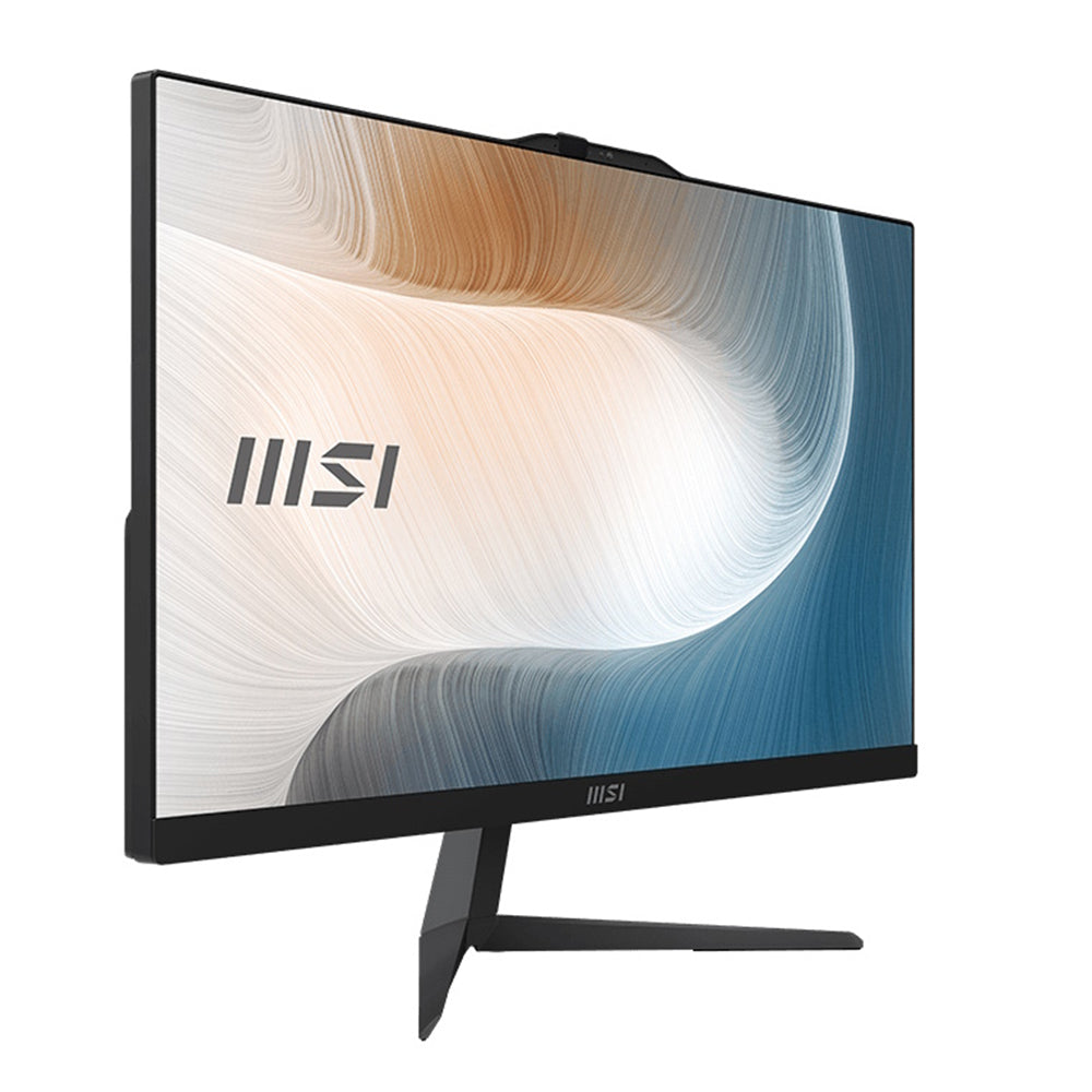 PC All-in-One 23.8" FULL HD MSI Modern Con Schermo da 23.8" CORE 3 100U ( 6 core ) , Ram 8Gb DDR5, SSD Nvme 256Gb , W11 Pro