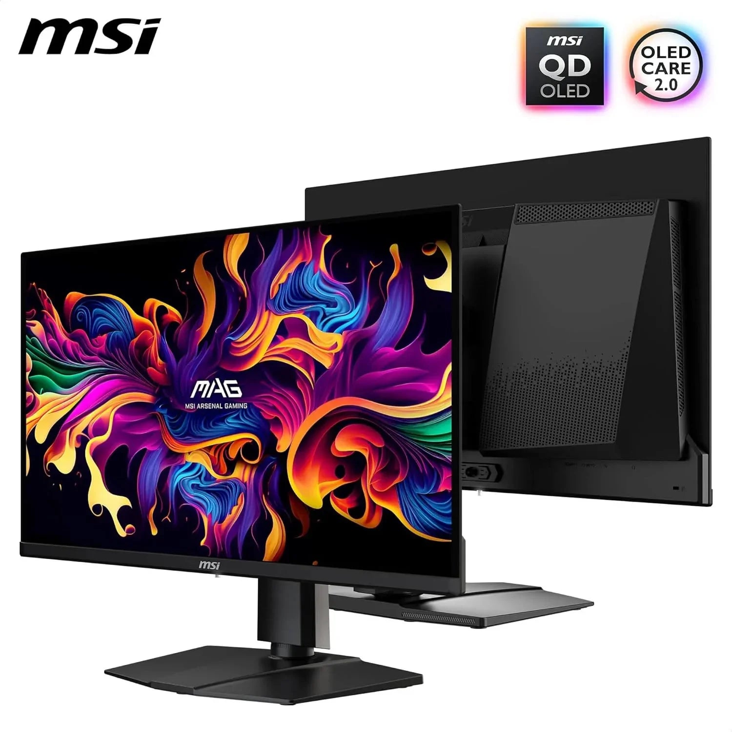 Monitor OLED Gaming 26,5" WQHD - 2560 x 1440 Quantum Dot OLED, 240Hz / 0,03ms - MSI MAG 271QP QD-OLED X24 Display - BREUNOR