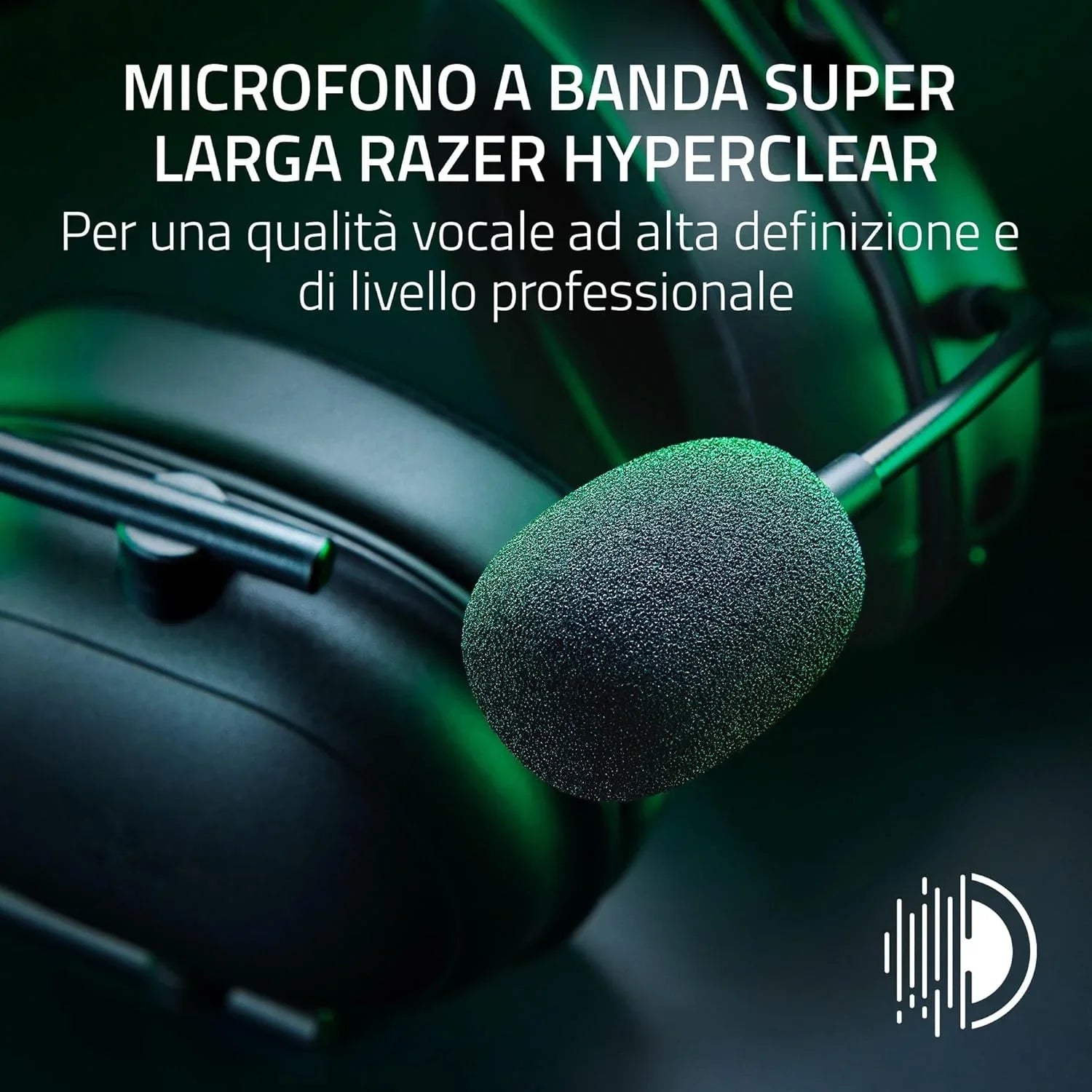 Razer BlackShark V2 HyperSpeed per PC Cuffie wireless per esport leggere ( 280g, Microfono HyperClear banda super larga, Driver TriForce in Titanio da 50 mm, Bluetooth) - BREUNOR