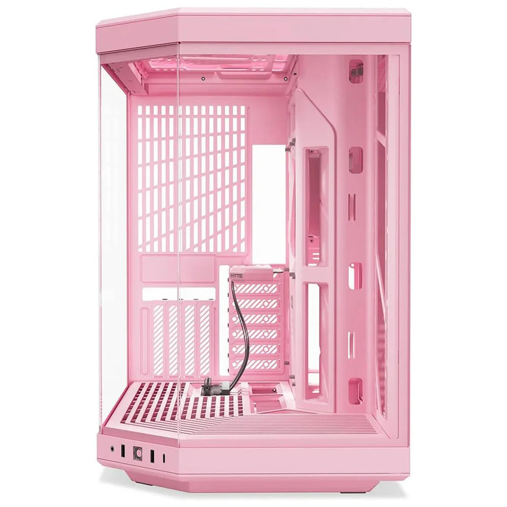 Case HYTE Y70 STRAWBERRY MILK PC Mid Tower ATX, E-ATX , Triplo Vetro temperato, Porte 1x USB-C 3.2 Gen 2, 2x USB-A 3.2 Gen 1 - BREUNOR