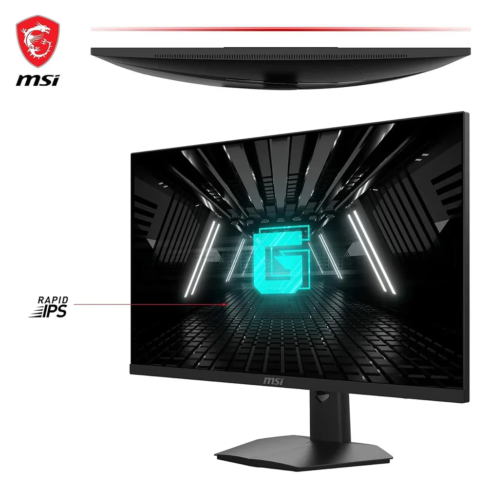 MSI G274F Monitor Gaming 27", 180 Hz, 1ms, Rapid IPS, FHD (1920x1080), G-Sync Compatibile, Console Mode, DP 1.2a, HDMI 2.0 - Night Vision, Anti-flickr, Less Blue light - BREUNOR