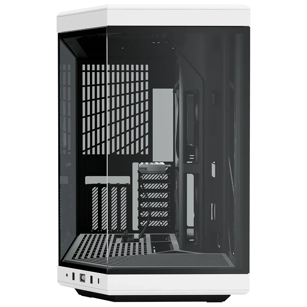 Case HYTE Y70 BLACK/WHITE PC Mid Tower ATX, E-ATX , Triplo Vetro temperato, Porte 1x USB-C 3.2 Gen 2, 2x USB-A 3.2 Gen 1 - BREUNOR