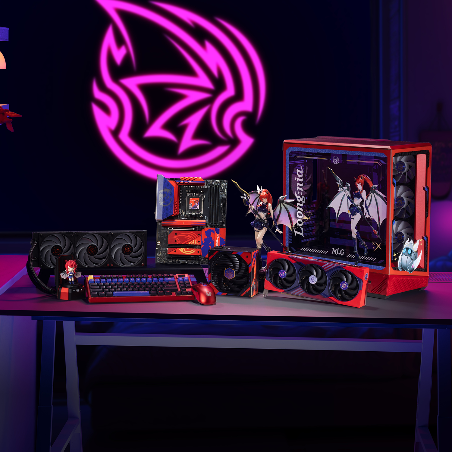 BREUNOR NIA - PC Gaming Ryzen 7 7800X3D , RTX 5070 Ti 16GB, Ram 32Gb 6000MHz, SSD NVMe 1000GB, Dissipatore liquido 360mm, Windows 11 Pro