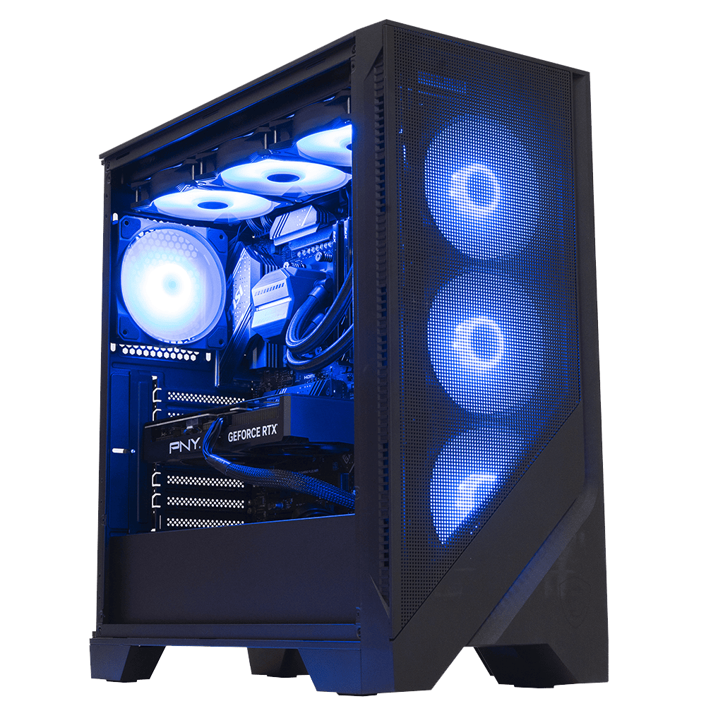 BREUNOR DOMINUS - Gaming PC Ryzen 7 9800X3D, RTX 5070 Ti 16GB, Ram 32Gb DDR5 6000MHz, SSD NVMe 1000GB, 360mm liquid heatsink, Windows 11 pro