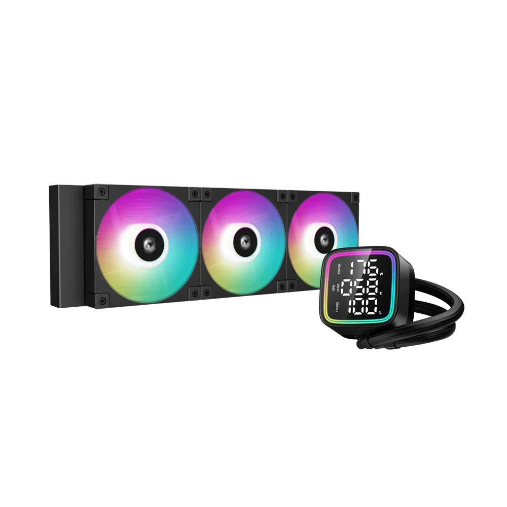 BREUNOR COOLFORCE - PC GAMING Ryzen 7 7800X3D, RTX 5070 12GB, RAM 32GB DDR5 6000MHz, SSD 1000GB, AIO 360mm LCD, Windows 11 PRO - BREUNOR