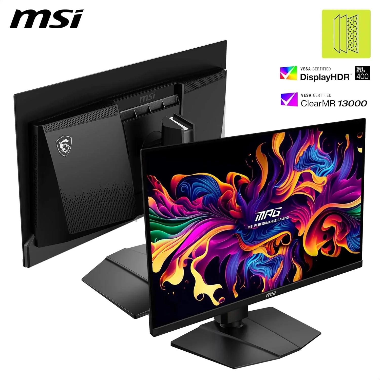Monitor OLED Gaming 26,5" WQHD - 2560 x 1440 Quantum Dot OLED, 240Hz / 0,03ms - MSI MAG 271QP QD-OLED X24 Display - BREUNOR