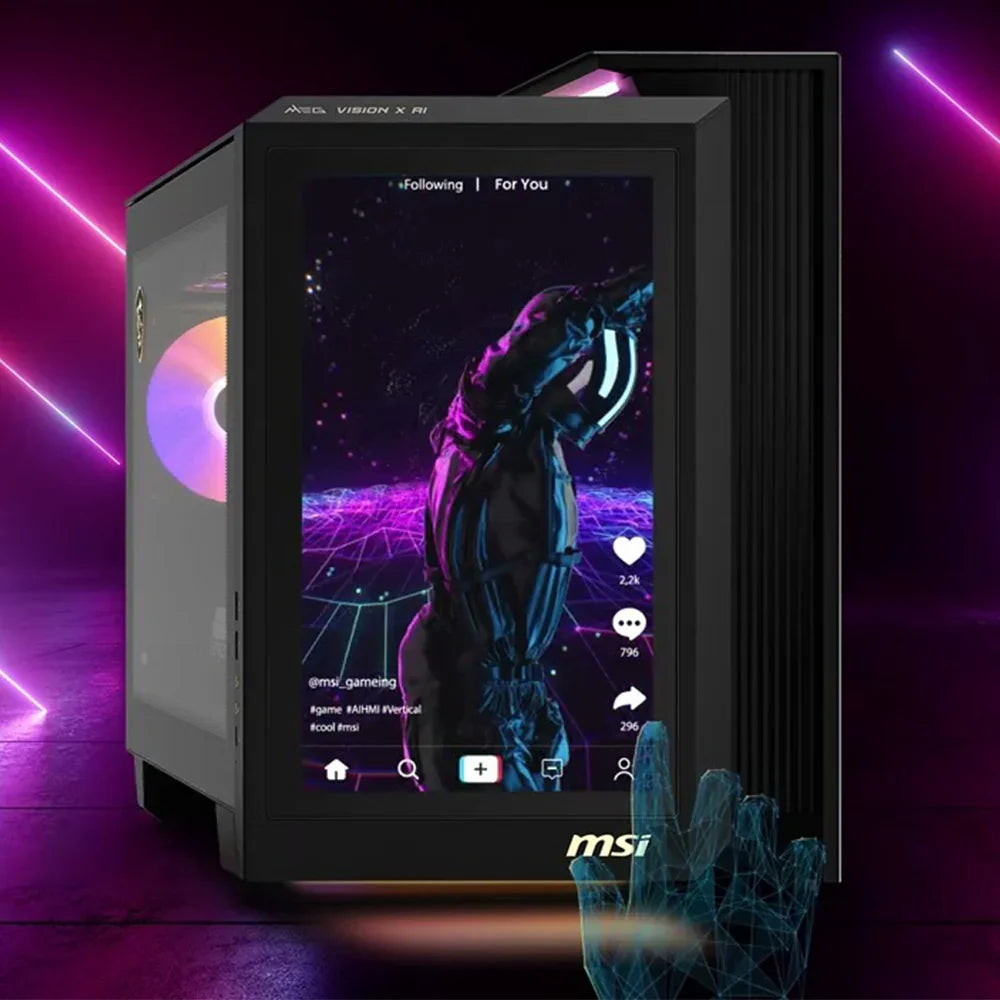 MEG VISION X AI - PC GAMING Intel Core Utra 9 285K, RTX 5080 16GB, RAM 64 GB 6000MHz, PSU 1200W, LIQUID 360MM RGB , Win 11 - BREUNOR