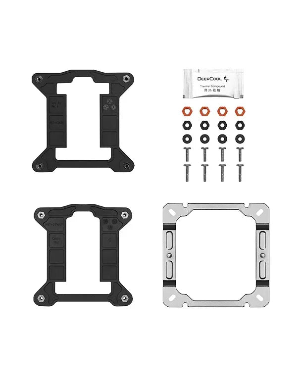 Dissipatore Ad Aria DEEPCOOL AG400 Socket AM5 e 1700 Ventola 12cm Cpu Cooler Universale - BREUNOR