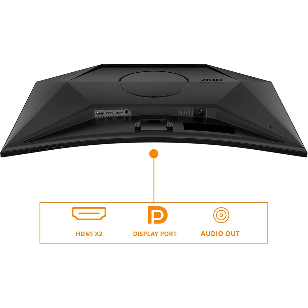 Monitor Gaming 2K Curvo AOC CQ32G4VE - 32" VA QHD Full HD, 180Hz, 0.5ms, FreeSync Premium 2560x1440, HDMI, DisplayPort