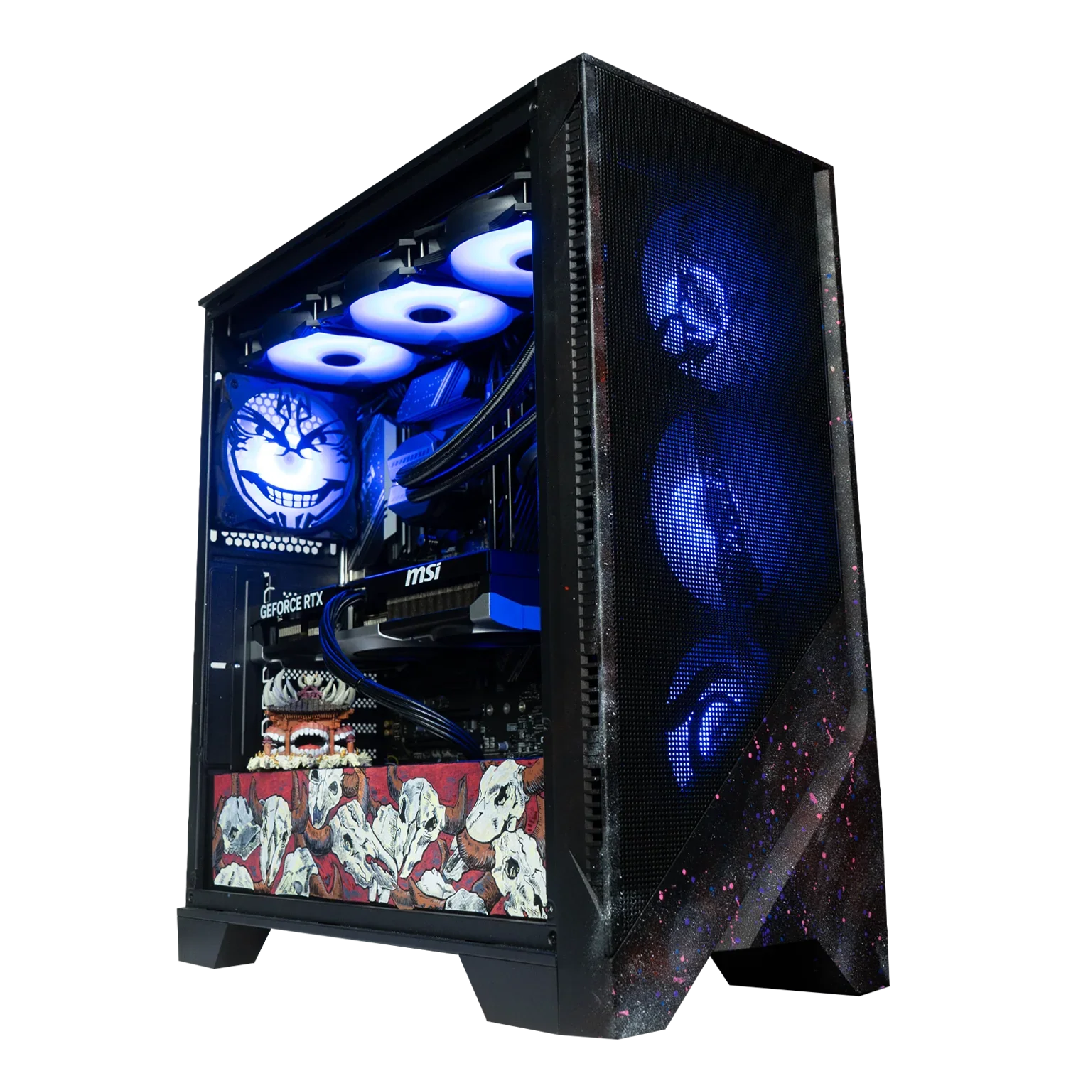 BREUNOR SUKUNA V1 - PC Gaming Intel i9 14900K, RTX 5070 Ti 16GB, RAM 32GB DDr5, SSD 1TB NVMe, Dissipatore a Liquido 360mm, Windows 11 PRO - BREUNOR