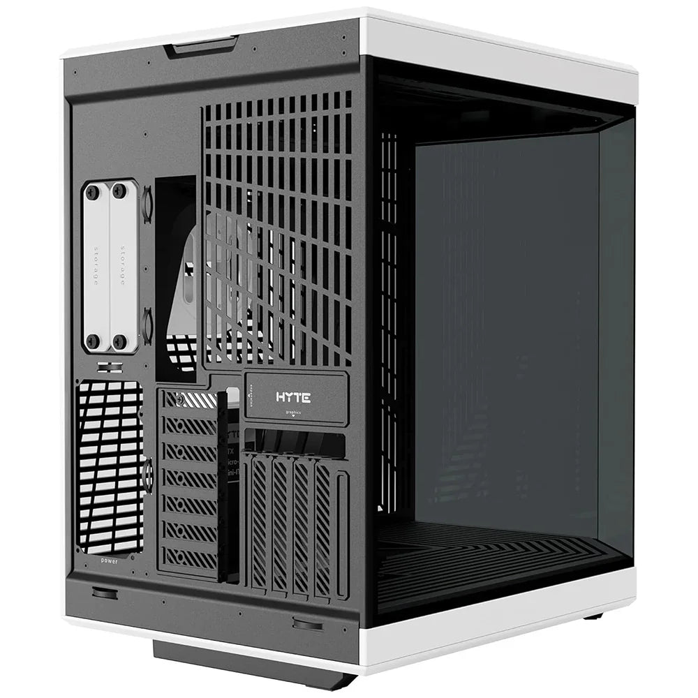 Case HYTE Y70 BLACK/WHITE PC Mid Tower ATX, E-ATX , Triplo Vetro temperato, Porte 1x USB-C 3.2 Gen 2, 2x USB-A 3.2 Gen 1 - BREUNOR