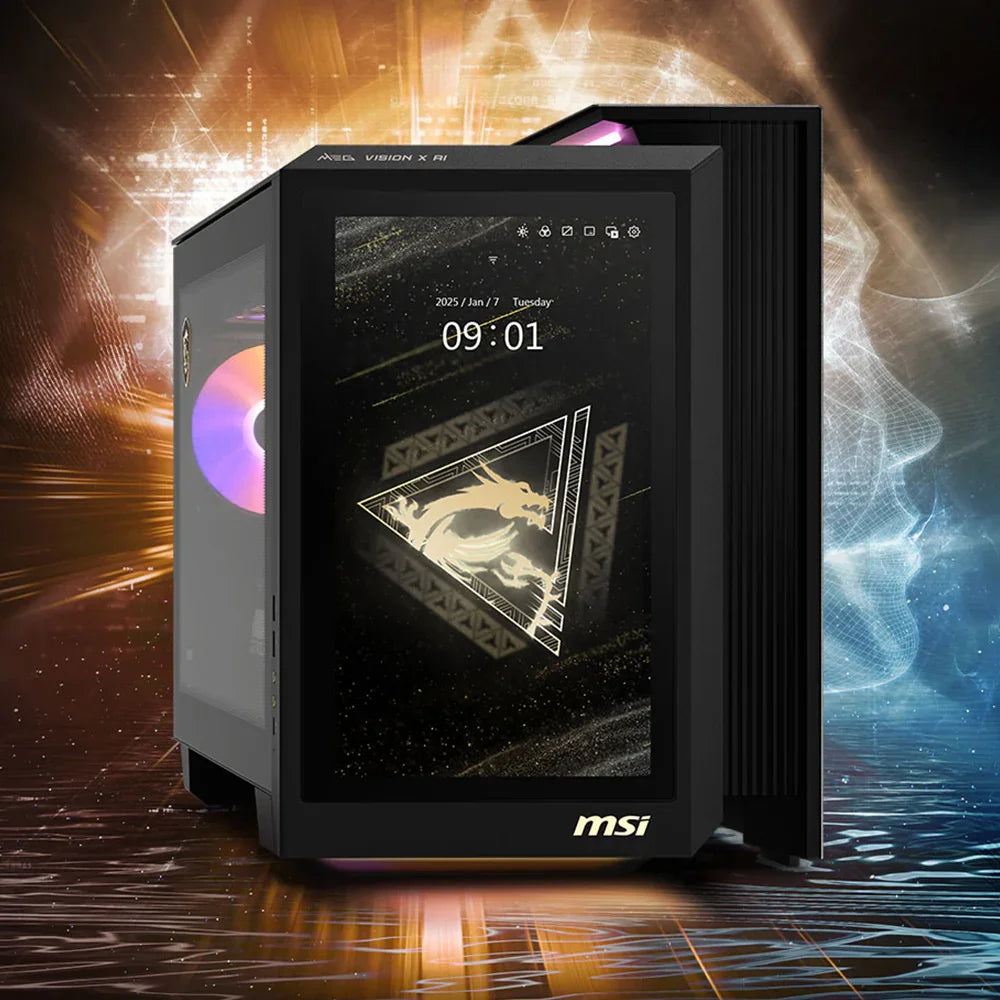 MEG VISION X AI - PC GAMING Intel Core Utra 9 285K, RTX 5080 16GB, RAM 64 GB 6000MHz, PSU 1200W, LIQUID 360MM RGB , Win 11 - BREUNOR