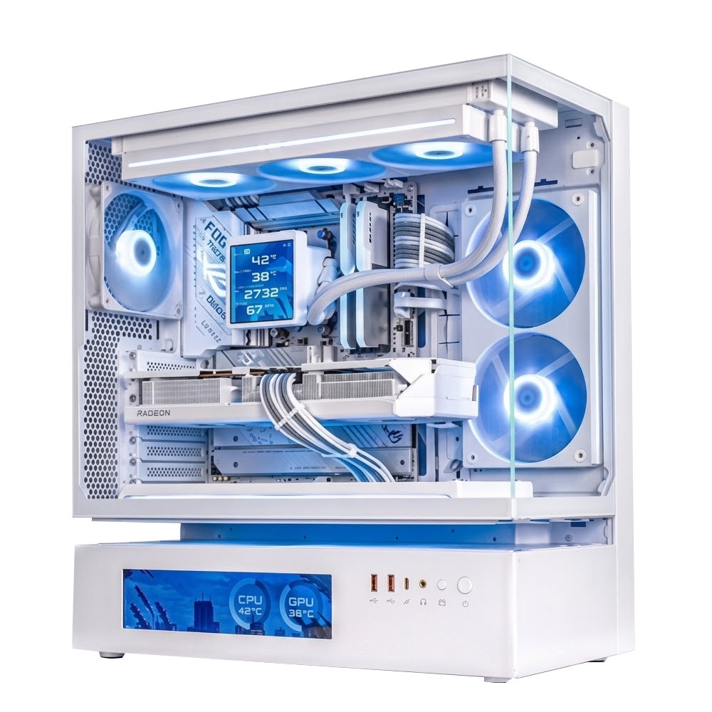 BREUNOR OSHIMA EXPRESS - PC Gaming Ryzen 7 7800X3D , RTX 5070 12GB, Ram 32Gb DDR5 6000MHz, SSD NVMe 1000GB , AIO 360mm, Windows 11