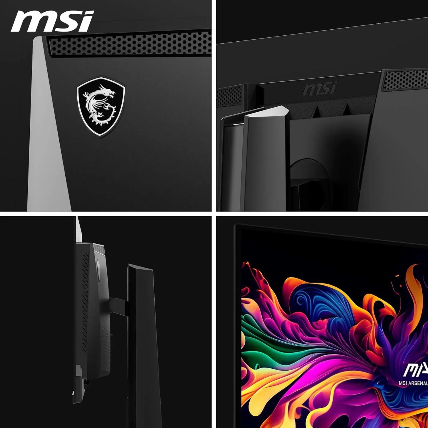Monitor OLED Gaming 26,5" WQHD - 2560 x 1440 Quantum Dot OLED, 240Hz / 0,03ms - MSI MAG 271QP QD-OLED X24 Display - BREUNOR