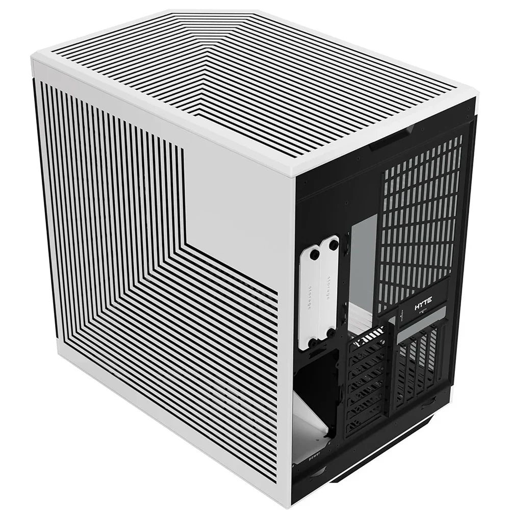 Case HYTE Y70 BLACK/WHITE PC Mid Tower ATX, E-ATX , Triplo Vetro temperato, Porte 1x USB-C 3.2 Gen 2, 2x USB-A 3.2 Gen 1 - BREUNOR