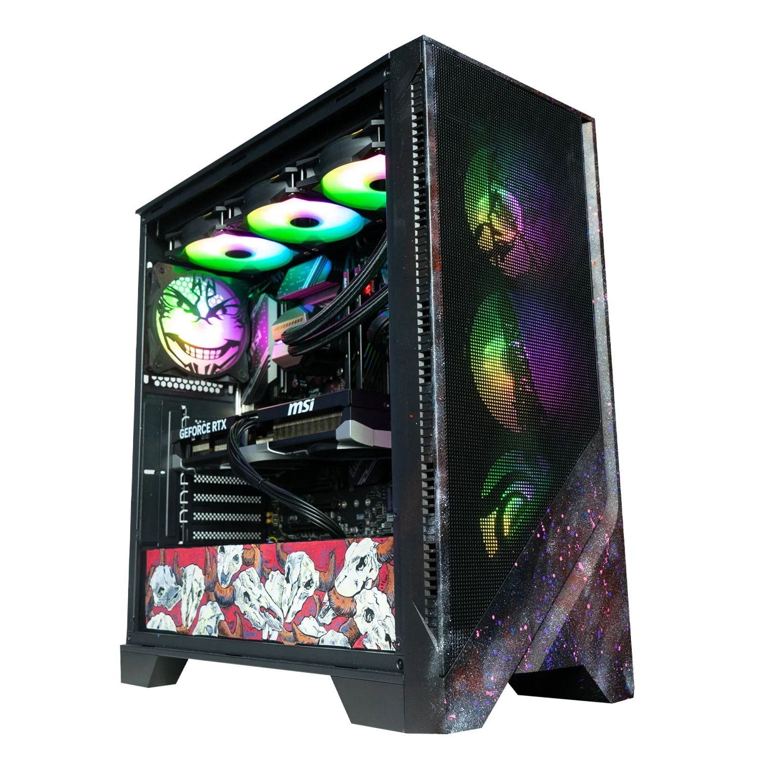 BREUNOR SUKUNA V1 - PC Gaming Intel i9 14900K, RTX 5070 Ti 16GB, RAM 32GB DDr5, SSD 1TB NVMe, Dissipatore a Liquido 360mm, Windows 11 PRO - BREUNOR