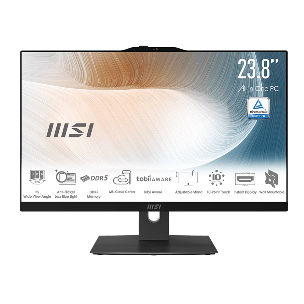 PC All-in-One MSI PC AIO 23,8" TOUCH INTEL CORE 5 120U ( 10 CORE ) RAM 16GB DDR5 , 512GB SSD , WIN 11 PRO