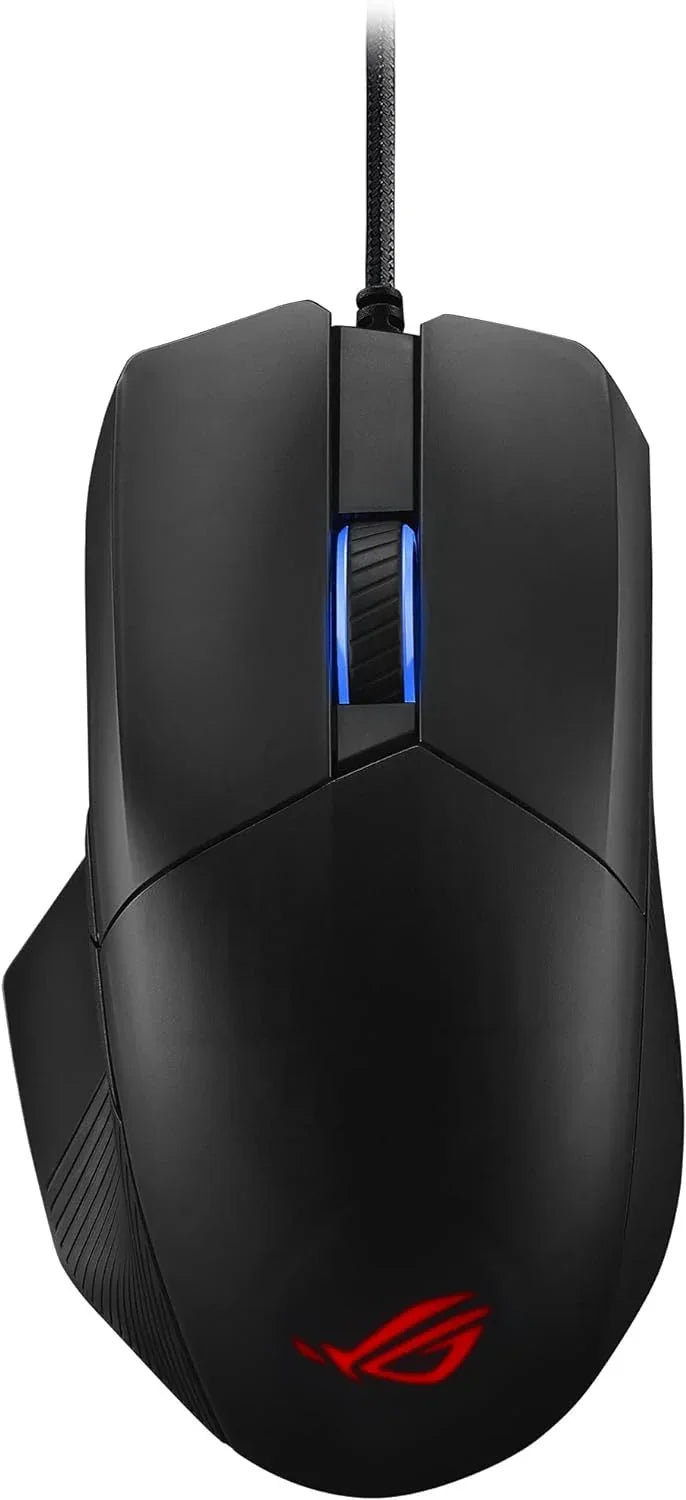Mouse Gaming ASUS Mouse ottico da gioco ROG Chakram Core | Mouse da gioco cablato | Joystick programmabile, sensore 16000 dpi, design con prese a pressione, peso regolabile del mouse - BREUNOR