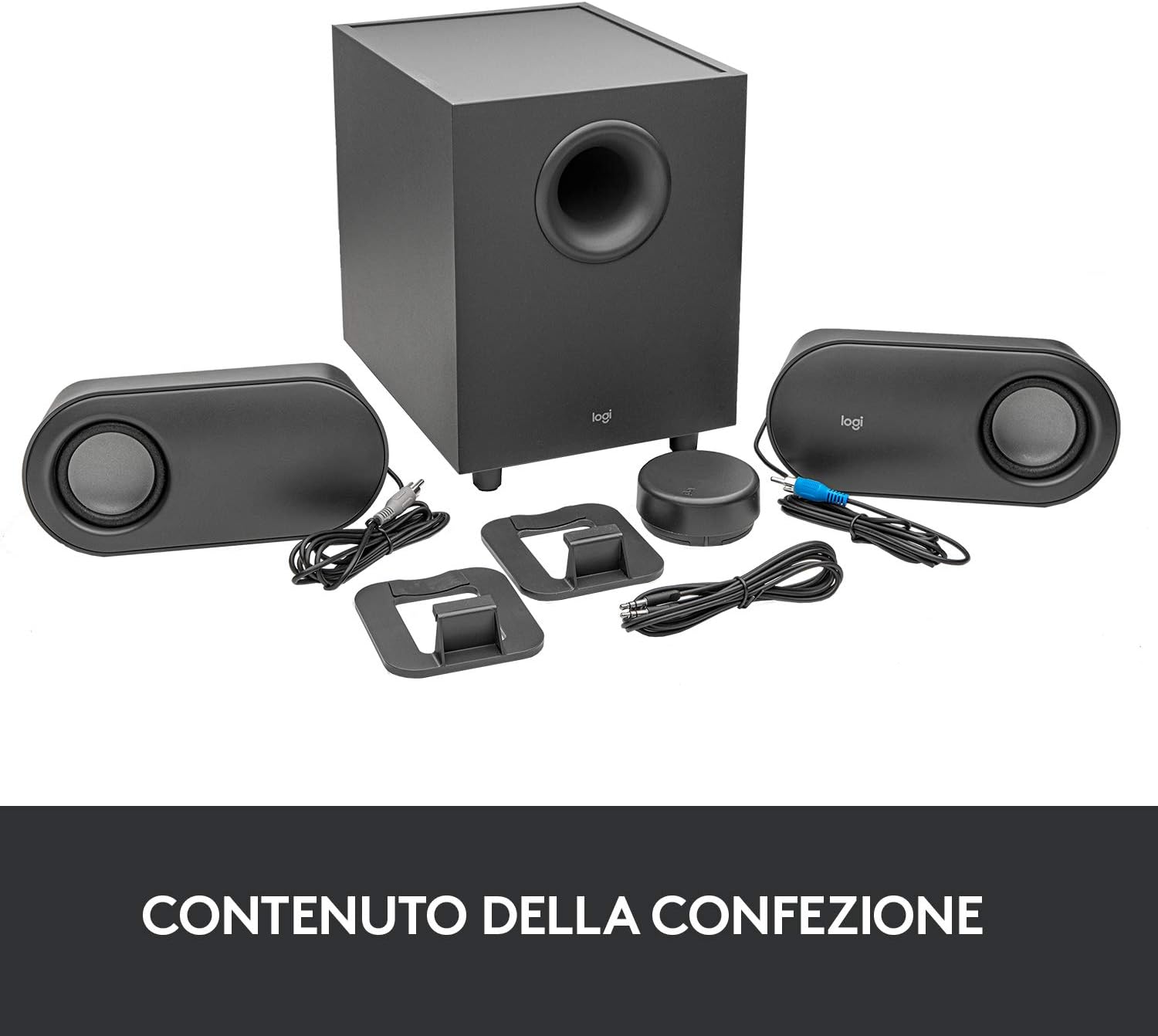 Speaker USB Logitech Z407 Altoparlanti Bluetooth per computer con subwoofer e controllo wireless