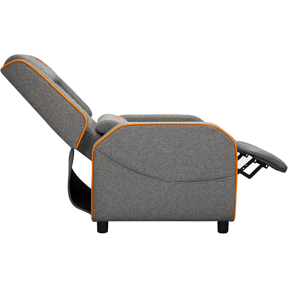 Poltrona Gaming COUGAR Ranger One In Tessuto in Lino Trasparente - Grigio e Arancione