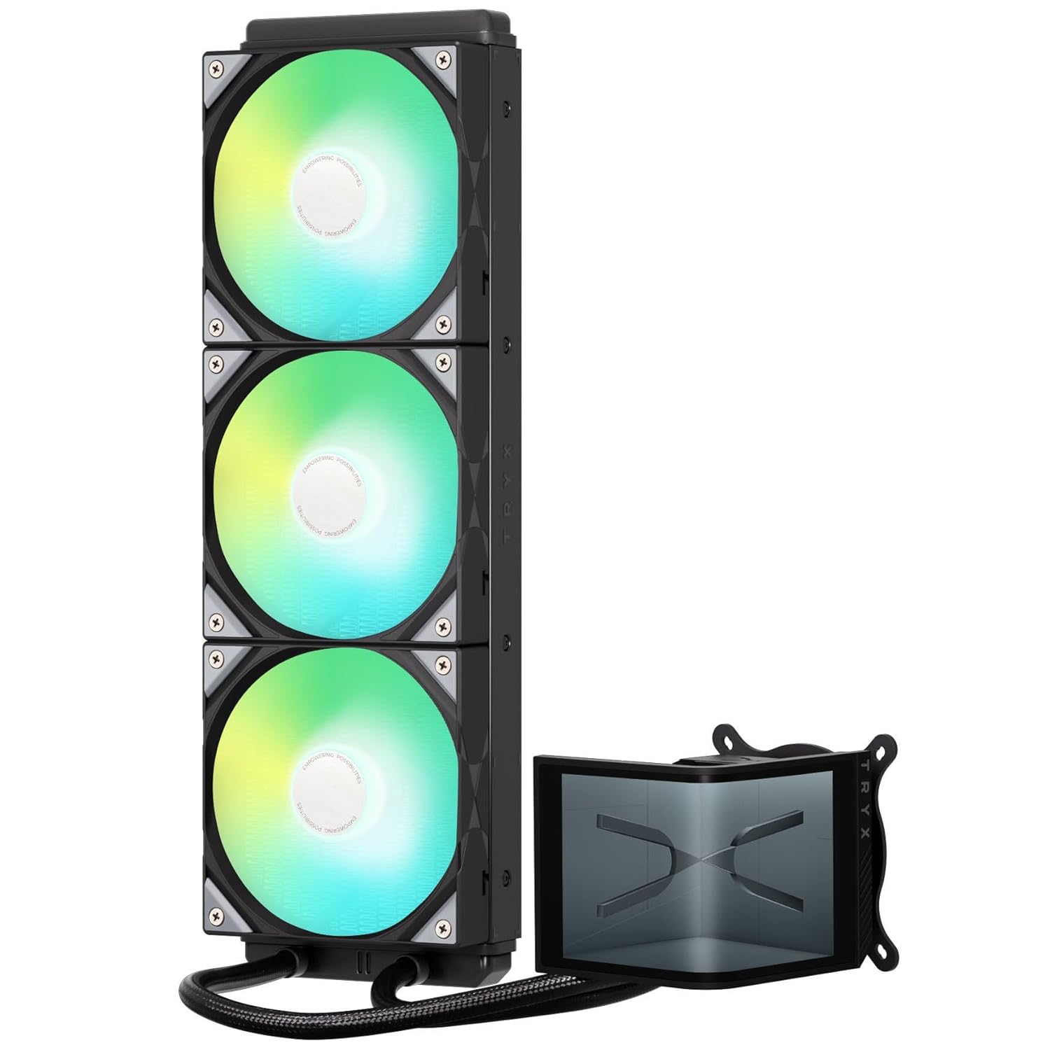 BREUNOR SPIDER V2 EXPRESS - PC Gaming Ryzen 5 9600X 5.40 GHz, RTX 5070 12GB, Ram 32GB DDR5 6000Mhz, SSD 1000GB NVMe, Dissipatore 360MM Panorama LCD 3D CURVO, W11 Pro