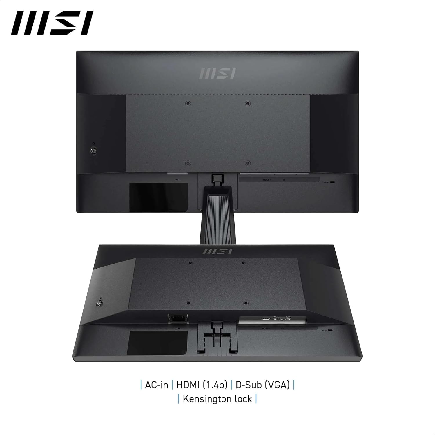 Monitor MSI PRO MP225V 21.5" Full HD VA 100Hz - Inclinabile – HDMI, D-Sub (VGA)