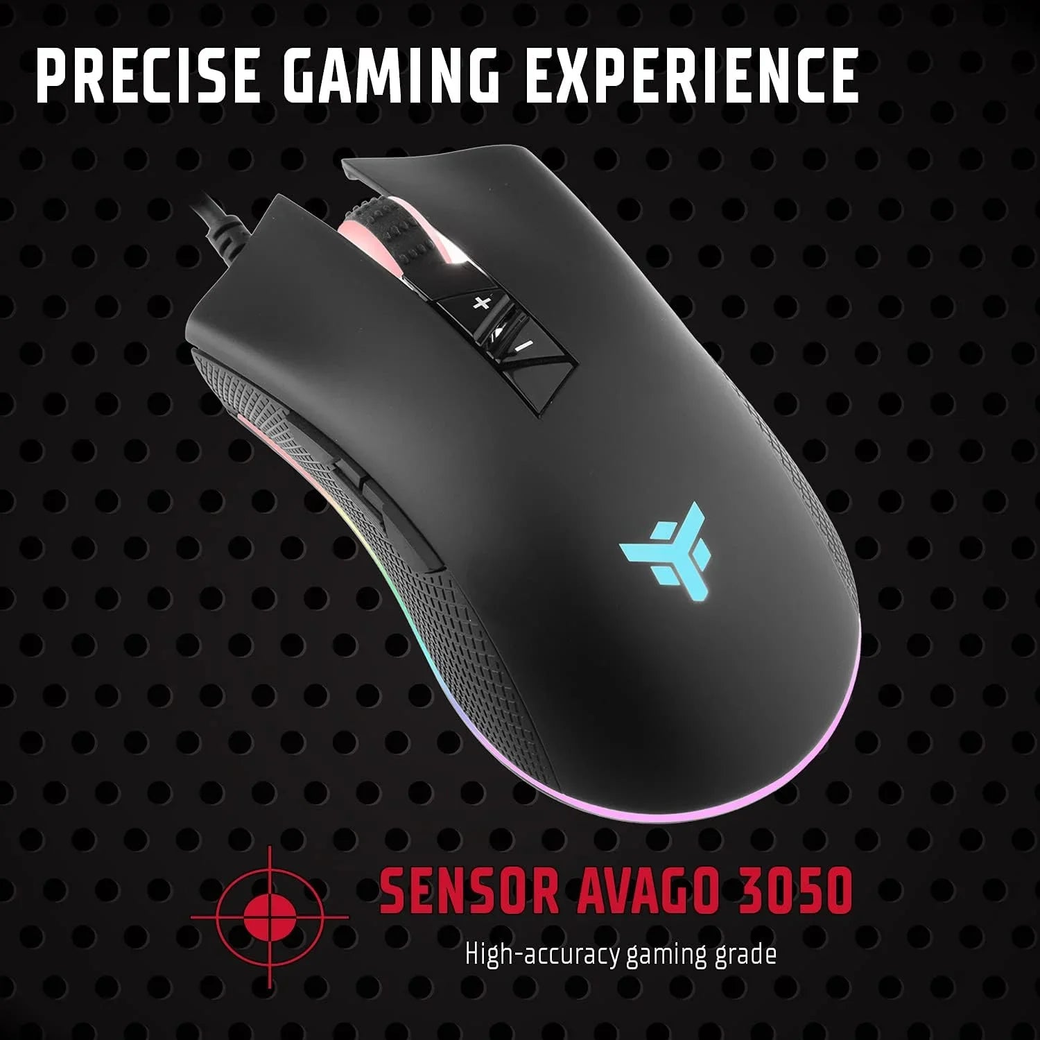 Mouse Gaming RGB Con Filo Itek G61-4000DPI, RGB, Software - BREUNOR