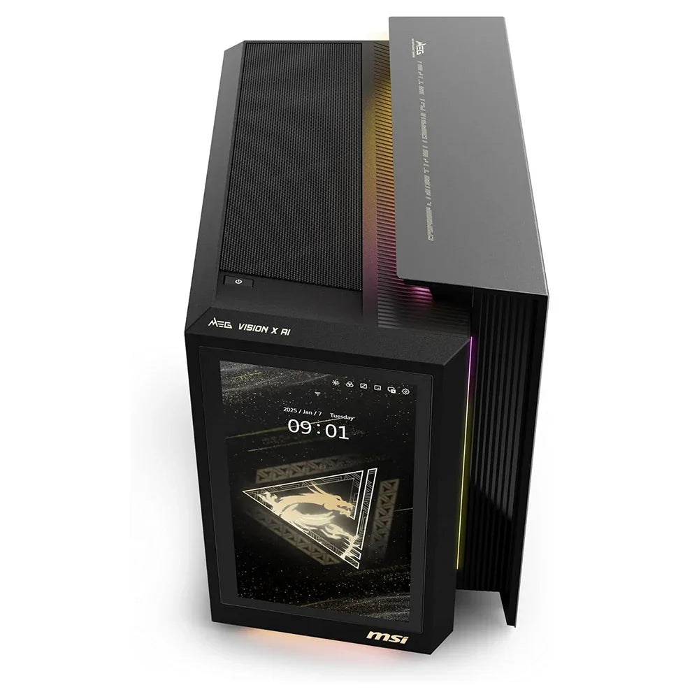MEG VISION X AI - PC GAMING Intel Core Utra 9 285K, RTX 5080 16GB, RAM 64 GB 6000MHz, PSU 1200W, LIQUID 360MM RGB , Win 11 - BREUNOR