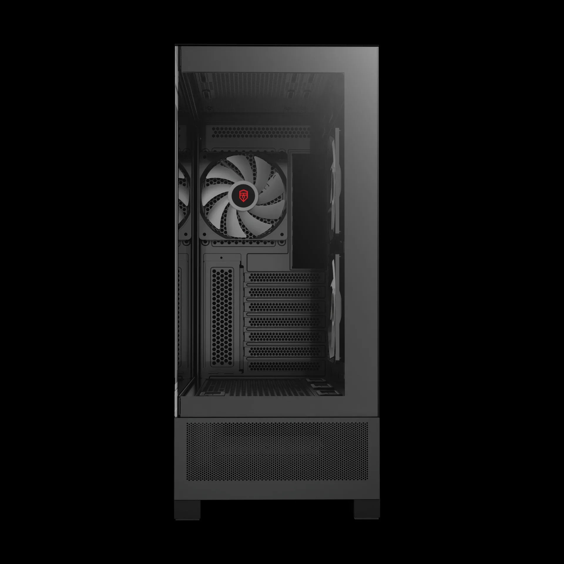 Case BREUNOR AKUMA V1 PC Mid Tower ATX, Micro-ATX & Mini-ITX,Vetro temperato, Filtro antipolvere - BREUNOR