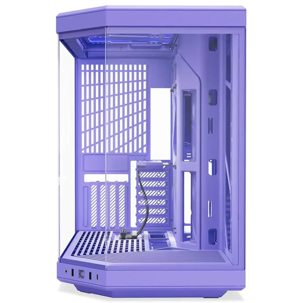 Case HYTE Y70 TARO MILK PC Mid Tower ATX, E-ATX , Triplo Vetro temperato, Porte 1x USB-C 3.2 Gen 2, 2x USB-A 3.2 Gen 1 - BREUNOR