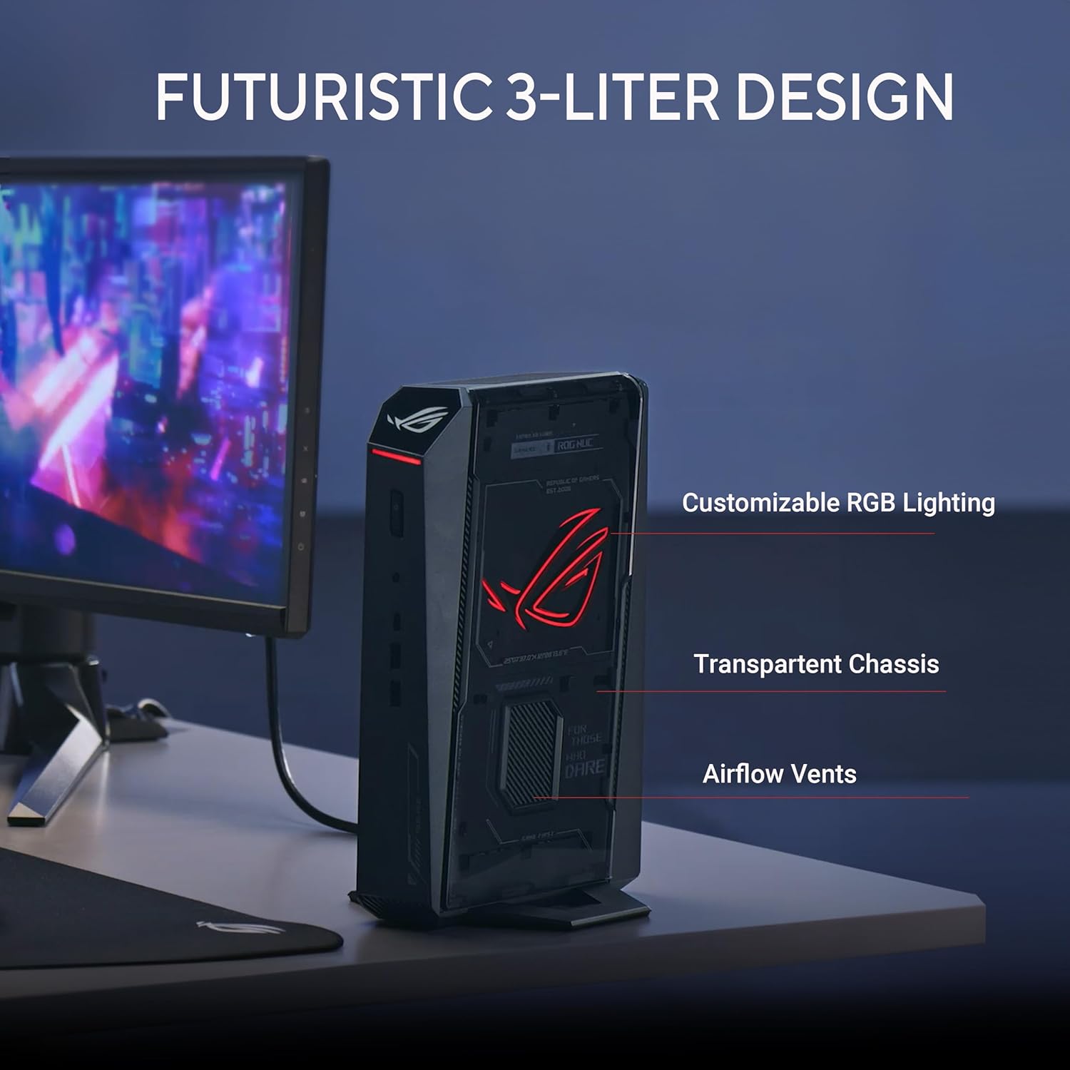 ASUS NUC 15 ROG - MINI PC GAMING Cpu Ultra 9 275HX , 32 GB di RAM DDR5 , SSD da 2 TB , RTX 5080 16Gb , W11 Home