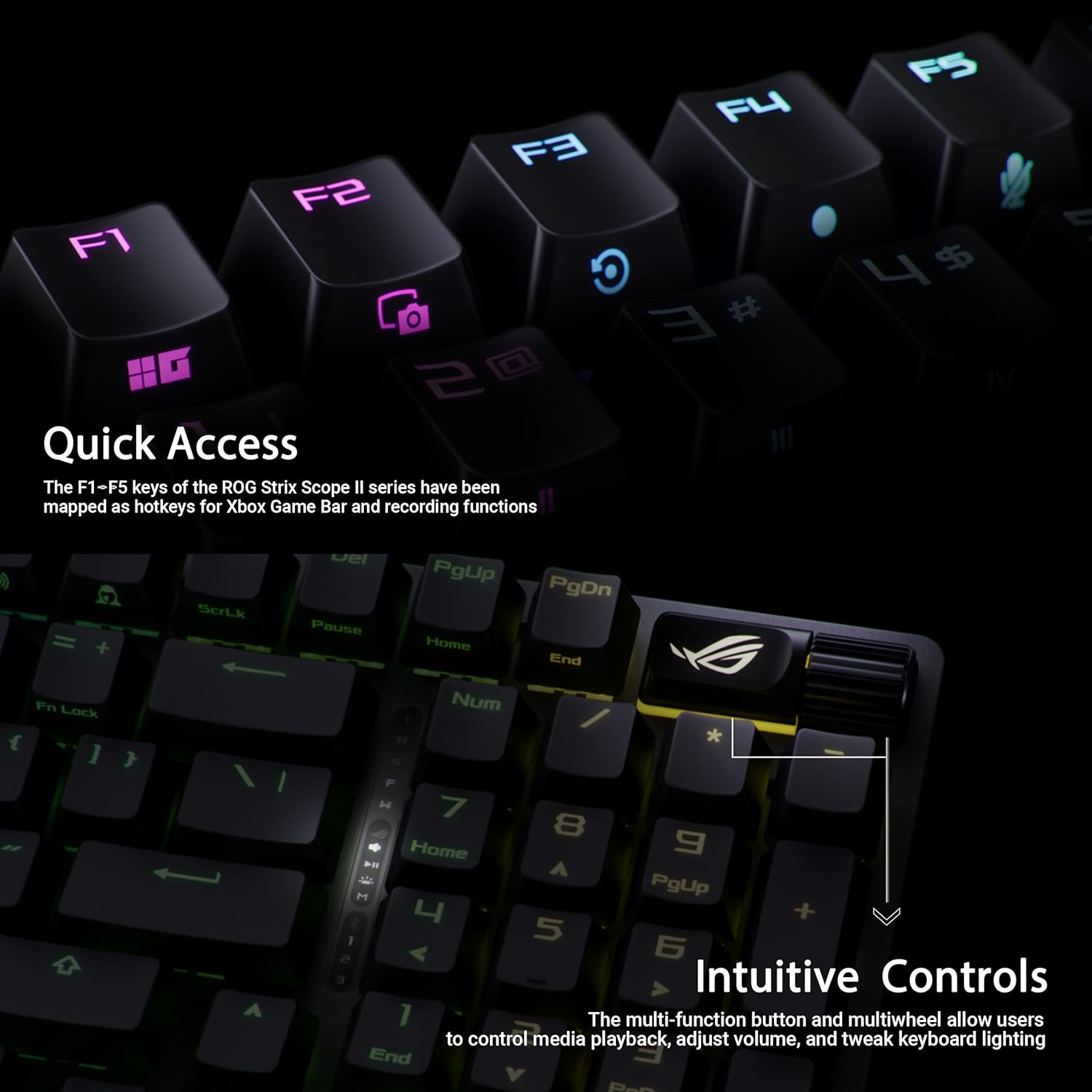 ASUS ROG Strix Scope II 96, Tastiera Meccanica Gaming Wireless, Switch Meccanici ROG NX