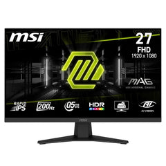 Monitor Gaming MSI MAG 274F Monitor Gaming 27" FHD, 1920x1080 Pannello Rapid IPS, 200Hz, 0,5ms (GtG), HDR Ready, Eye Care, AI Vision, HDMI 2.0b, DP 1.2a