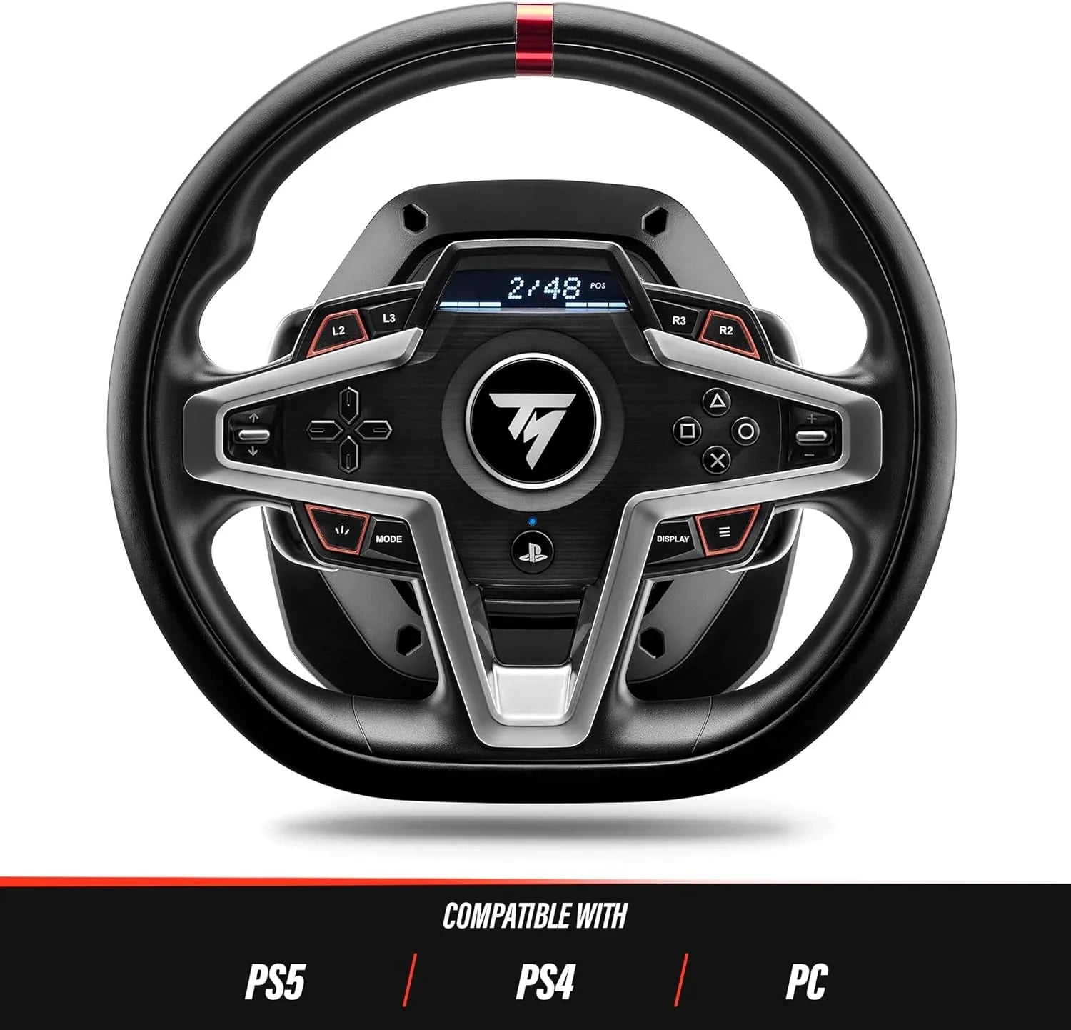 CONTROLLER JOYPAD PER SIMULATORI DI GUIDA , Thrustmaster T248 Volante Per PS5/PS4 PC + PEDALIERA - BREUNOR
