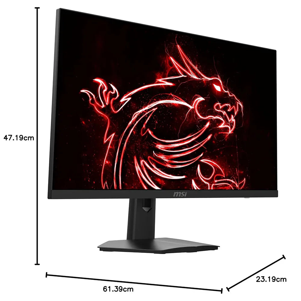 MSI G274F Monitor Gaming 27", 180 Hz, 1ms, Rapid IPS, FHD (1920x1080), G-Sync Compatibile, Console Mode, DP 1.2a, HDMI 2.0 - Night Vision, Anti-flickr, Less Blue light - BREUNOR