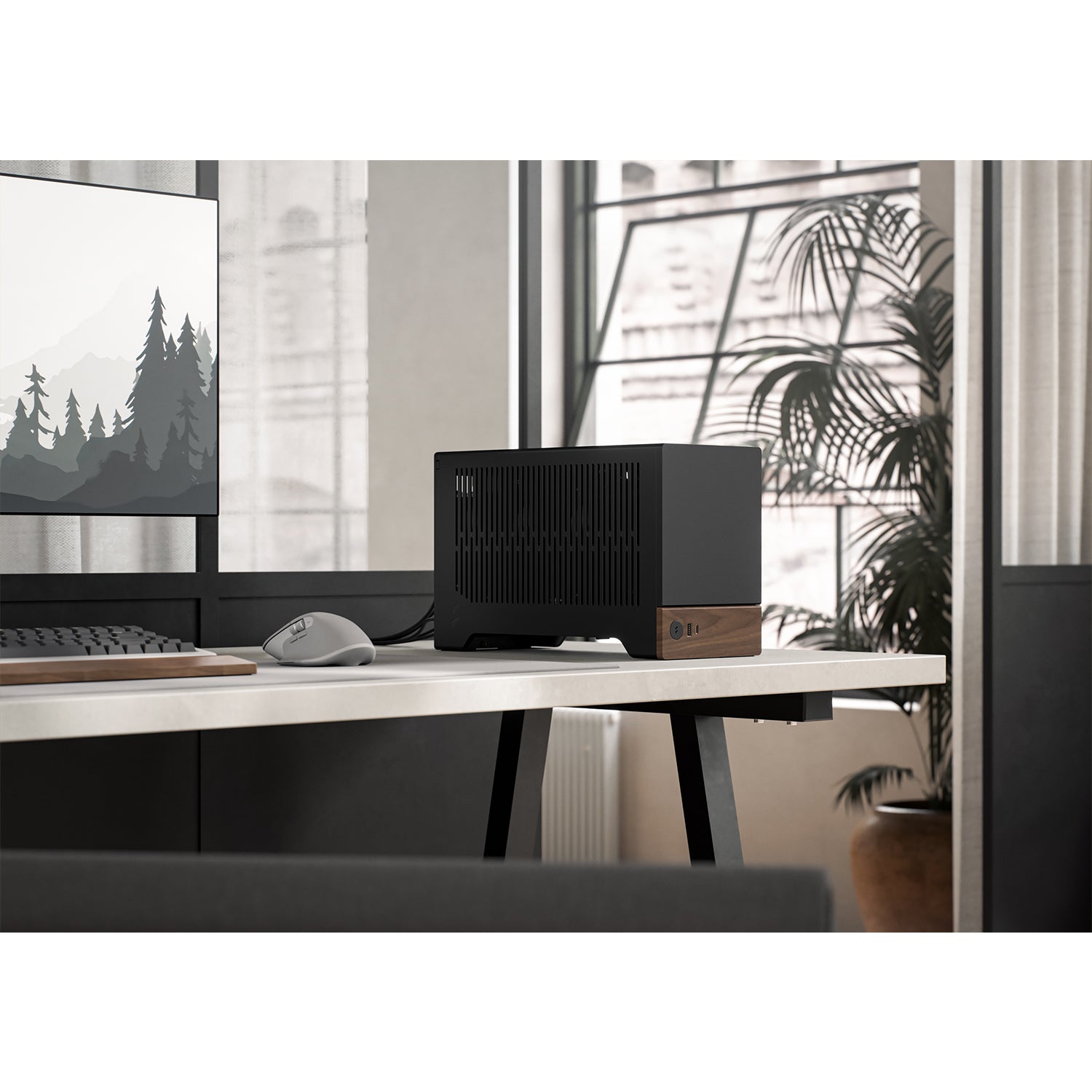 BREUNOR ATLANTE - Mini PC Gaming Intel i5 14600K , Rtx 5060 Ti 16Gb, RAM 32GB DDr5 , NVMe 1TB, Cooler Noctua , Pc Da Gaming ITX, Windows 11