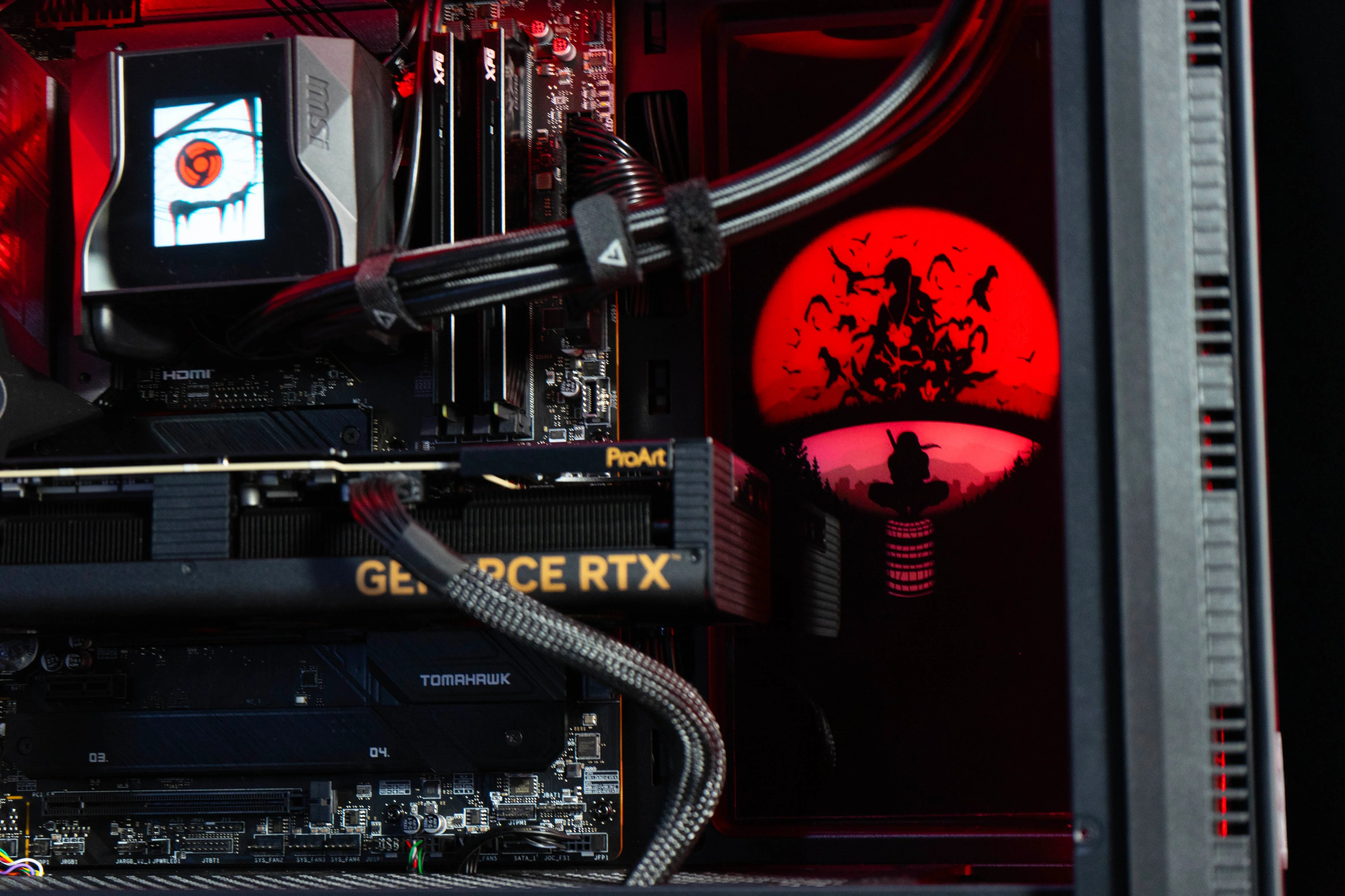 BREUNOR ITACHI V3 - PC Gaming Ryzen 7 7800X3D, RTX 5070 12GB, RAM 32GB DDr5 , SSD 1TB NVMe, AIO 360mm LCD, Windows 11 PRO - BREUNOR