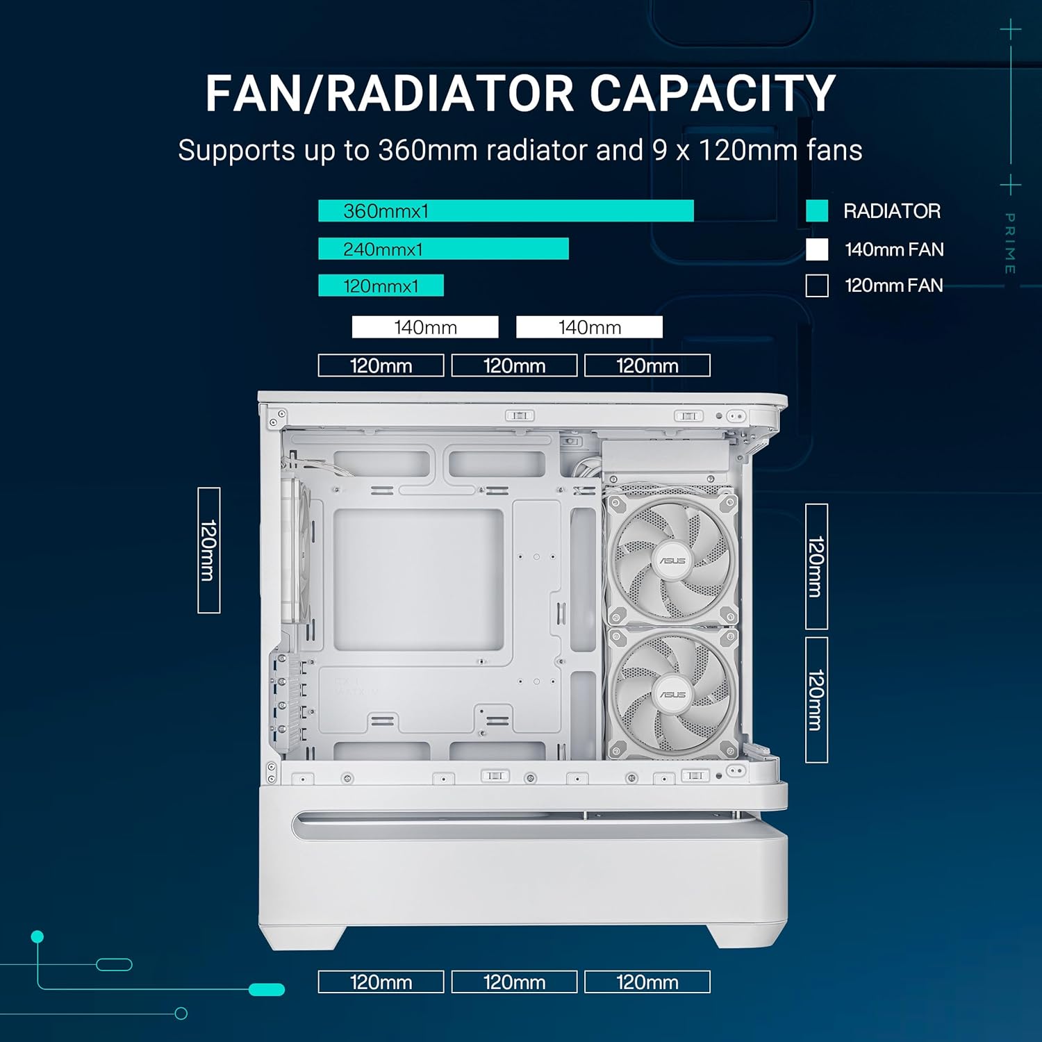 BREUNOR CRYSTAL - PC Gaming Intel i7 14700KF, RTX 5070 12GB, RAM 32GB DDr5 6000MHz, SSD 1000GB NVMe, AIO 360mm, Windows 11