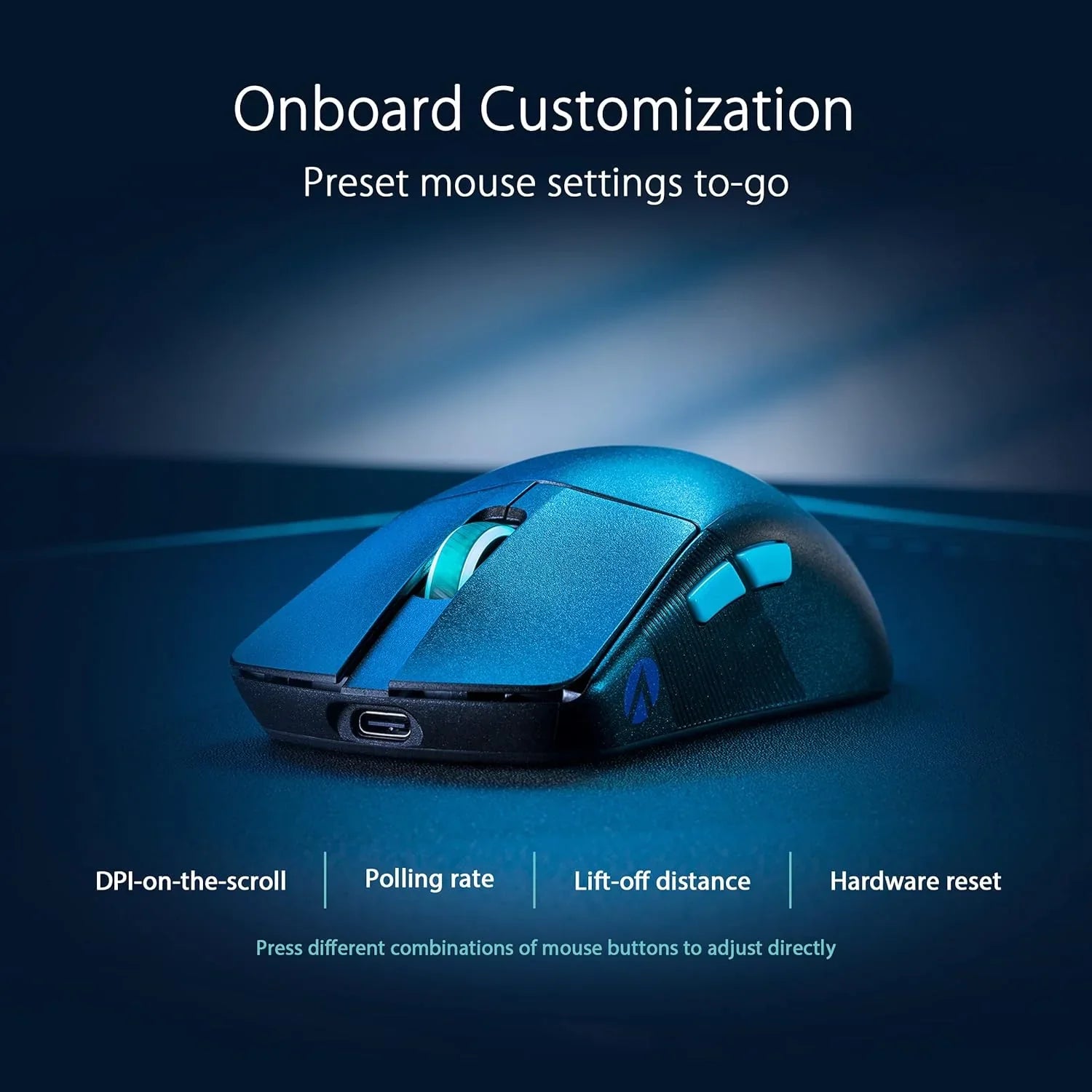 Mouse Gaming ASUS ROG Harpe Ace Aim Lab Edition , Super Leggero, 36000 dpi, Wireless 2.4 GHz, Bluetooth, Bassa Latenza, USB, Batteria a Lunga Durata, Illuminazione RGB Aura SYNC - BREUNOR