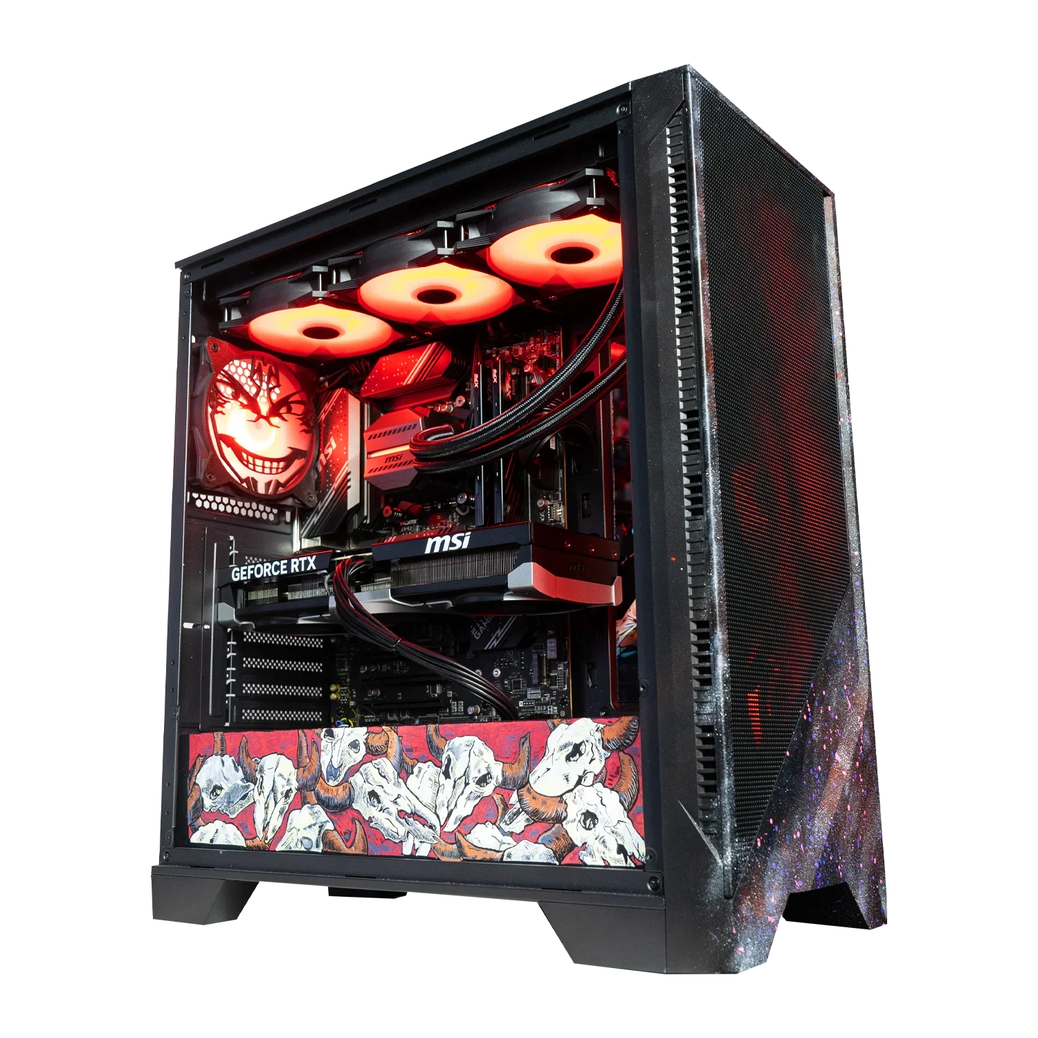 BREUNOR SUKUNA V1 - PC Gaming Intel i9 14900K, RTX 5070 Ti 16GB, RAM 32GB DDr5, SSD 1TB NVMe, Dissipatore a Liquido 360mm, Windows 11 PRO - BREUNOR