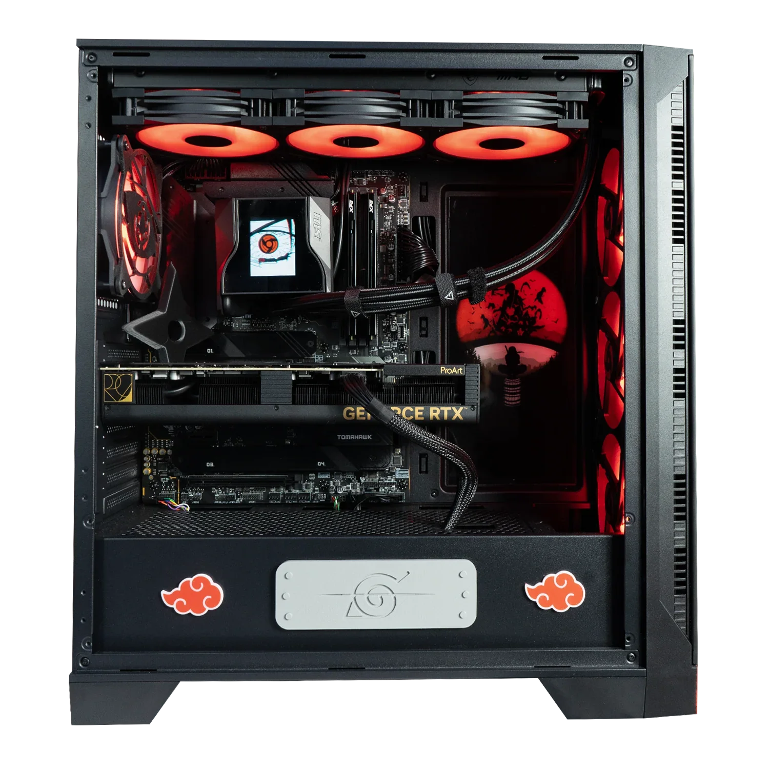 BREUNOR ITACHI V3 - PC Gaming Ryzen 7 7800X3D, RTX 5070 12GB, RAM 32GB DDr5 , SSD 1TB NVMe, AIO 360mm LCD, Windows 11 PRO - BREUNOR