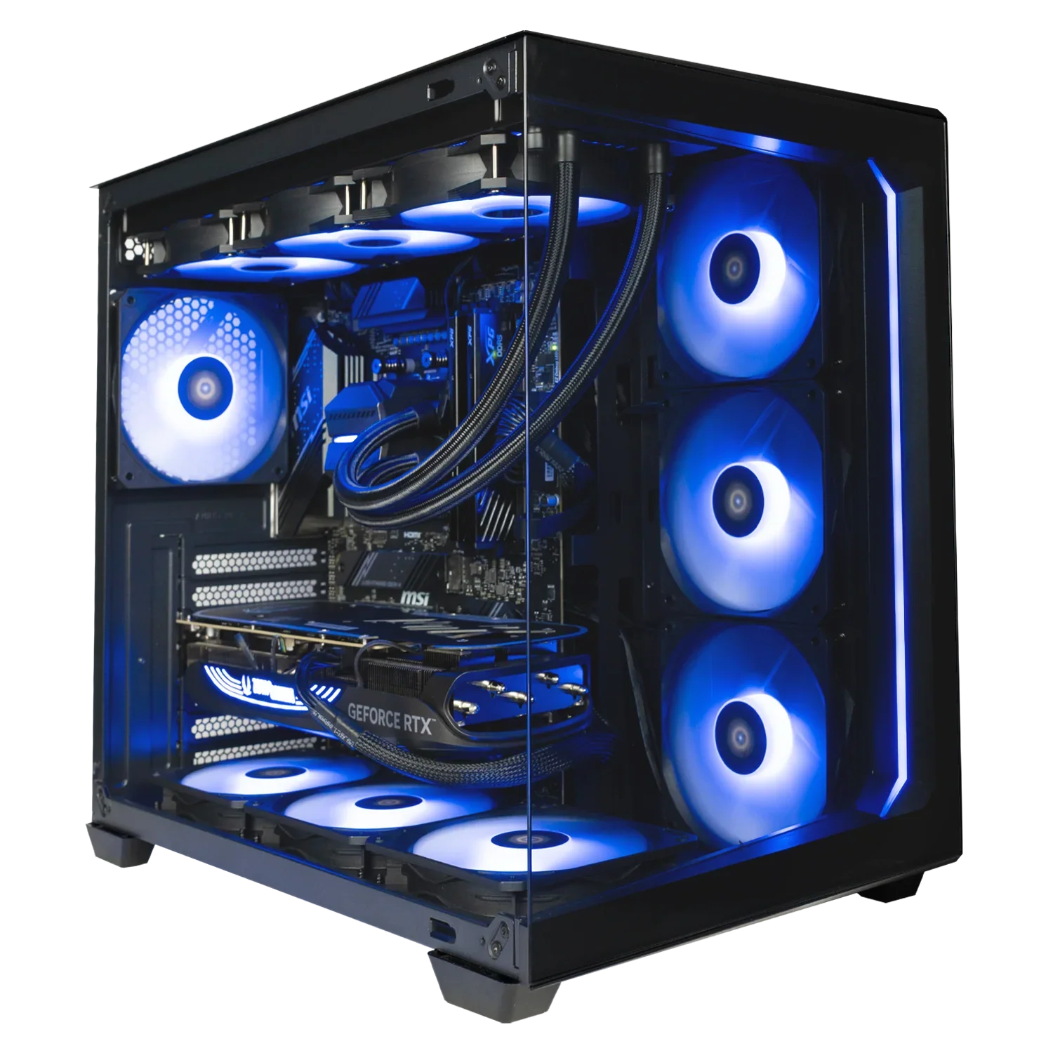 PC GAMING Ryzen 7 9800X3D - 64Gb DDR5 6000MHz ADATA XPG CL30 - SAMSUNG Memorie 990 PRO - B3663 - BREUNOR