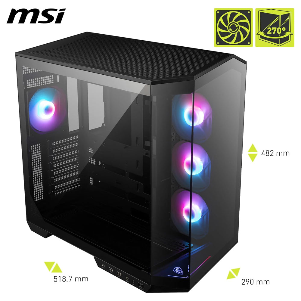 BREUNOR ARTURIAN EXPRESS - PC GAMING Ryzen 5 9600X fino a 5.40 GHz, RTX 5070 12GB, RAM 32GB DDR5 , SSD 1TB, Dissipatore a Liquido 360mm , W11 Pro