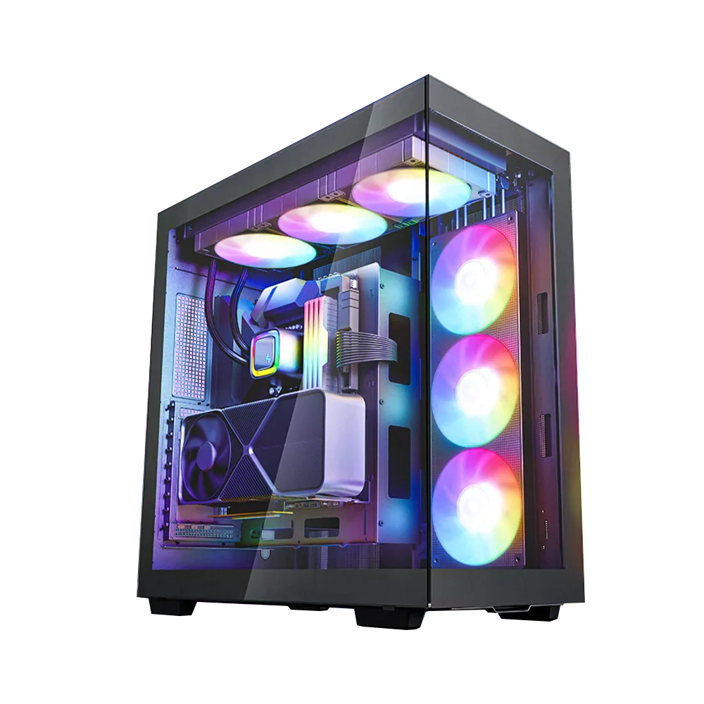 BREUNOR COOLFORCE - PC GAMING Ryzen 7 7800X3D, RTX 5070 12GB, RAM 32GB DDR5 6000MHz, SSD 1000GB, AIO 360mm LCD, Windows 11 PRO - BREUNOR
