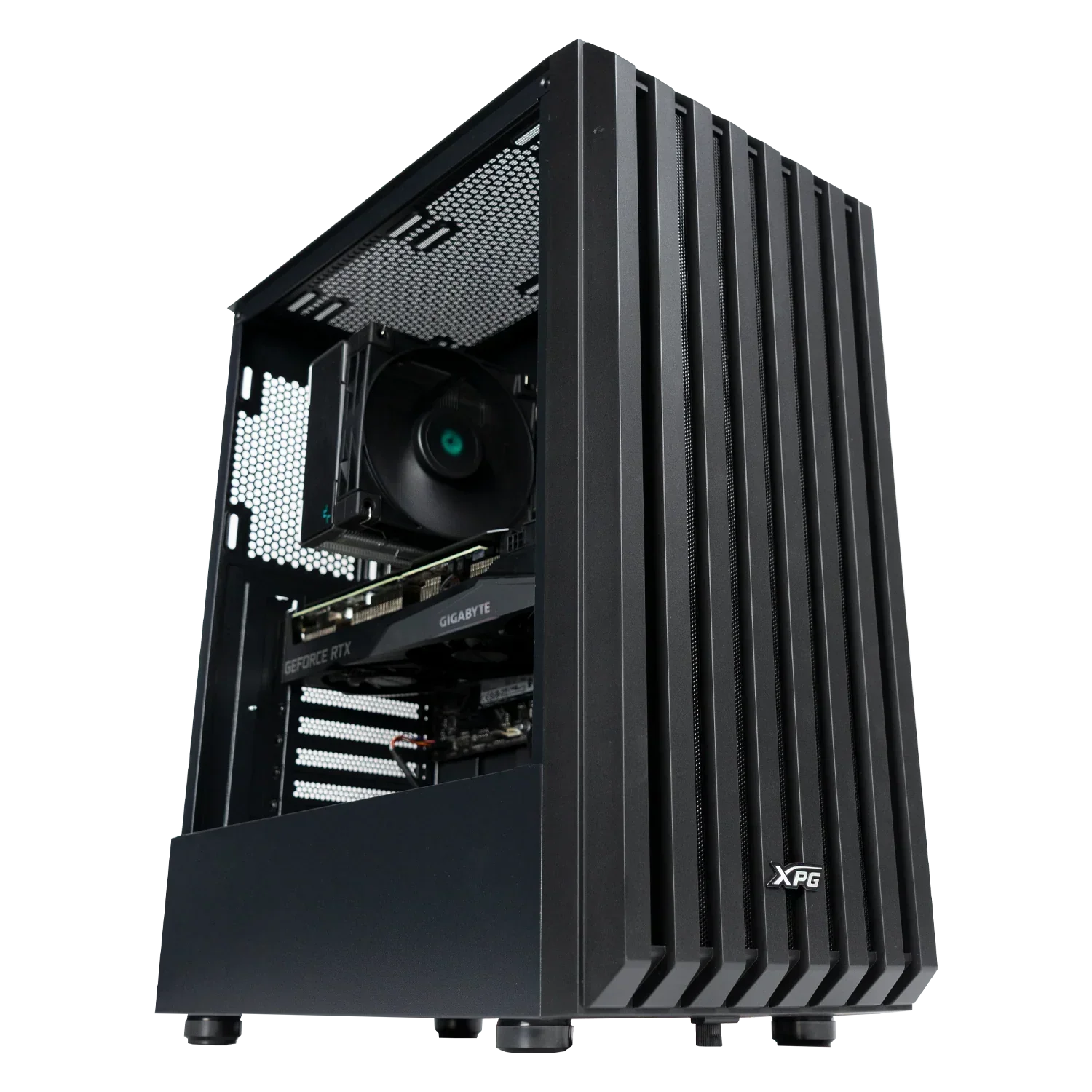 BREUNOR COREX - Pc fisso Ryzen 5 7600 fino a 5.10Ghz, RX 9070 16GB, Ram 32GB DDR5, SSD Nvme 1000GB, Dissipatore a torre, Windows 11 Pro - BREUNOR
