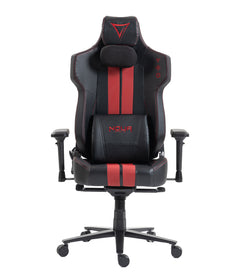 SEDIA GAMING NOUA WAVE ERGONOMICA CON SCHIENALE RECLINABILE 180°, TESSUTO TRASPIRANTE E BRACCIOLI 4D ( Black/Red)