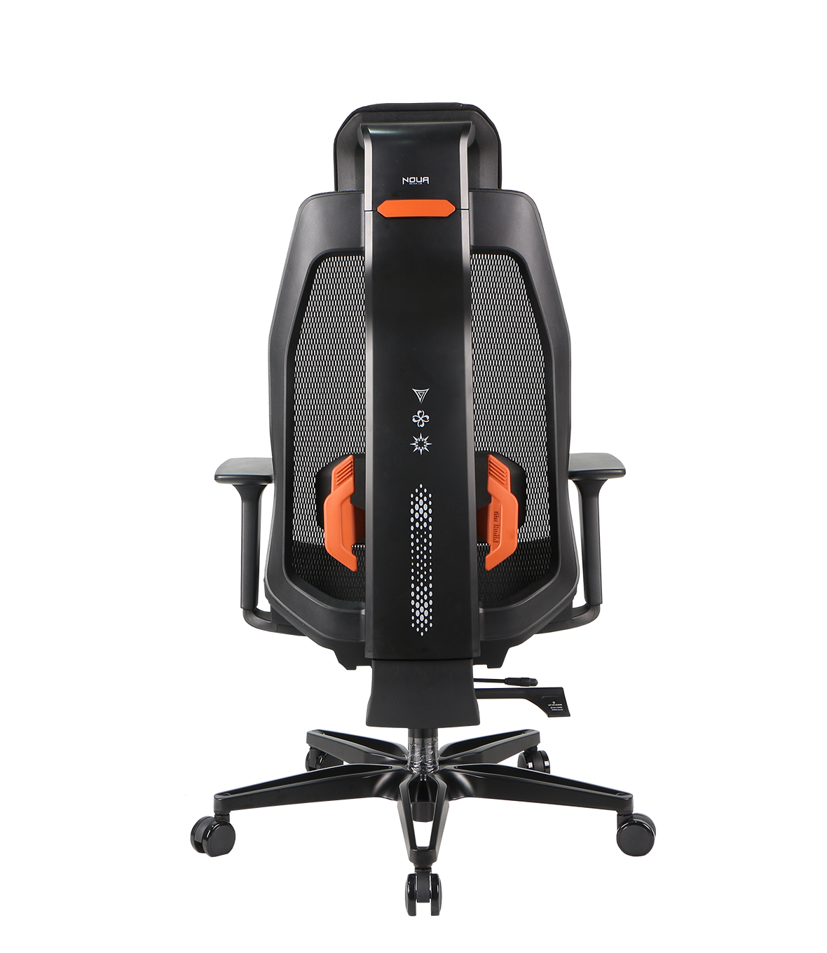 SEDIA GAMING NOUA SOUL BLACK ERGONOMICA IN MESH TRASPIRANTE CON SUPPORTO LOMBARE E BRACCIOLI 3D