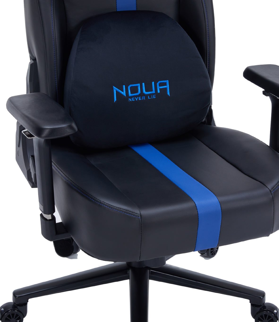 SEDIA GAMING NOUA GROUND ERGONOMICA CON BRACCIOLI 4D MAGNETICI, MECCANISMO FROG E SCHIENALE RECLINABILE 160° ( Black/Blue )