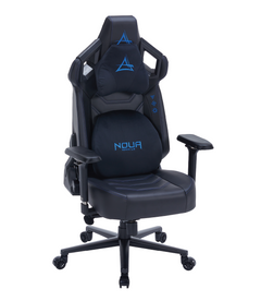 SEDIA GAMING NOUA MIND BLU ERGONOMICA CON CUSCINI LOMBARE/CERVICALE, SCOCCA ABS E BRACCIOLI 4D